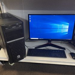 Gaming computer comes with Gaming monitor keyboard and mouse