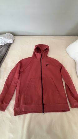 Red Nike tech fleece hoodie