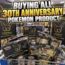 BUYING 30TH ANNIVERSARY POKEMON