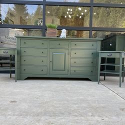 Green Dresser Made In The USA