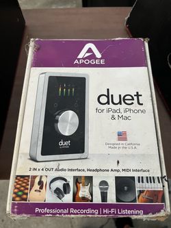 Apogee Duet Audio Interface for iPad, iPhone & Mac