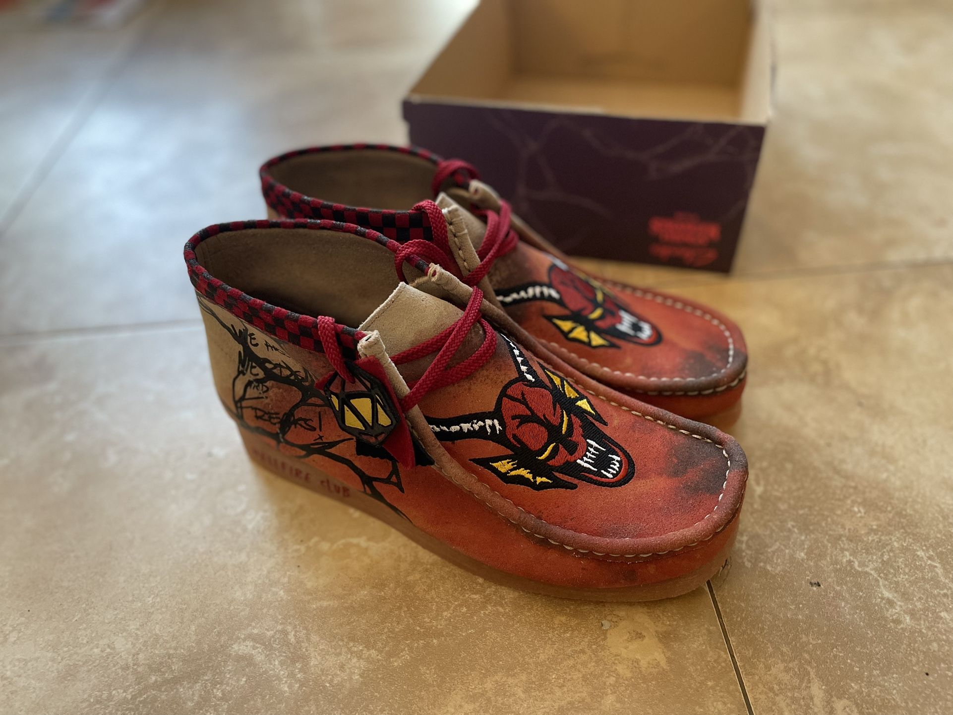 Rare Clarks Originals Wallabee Evo Stranger Things The 