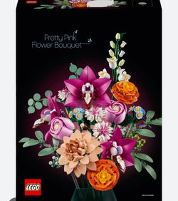 Pretty Pink Flower Bouquet Lego Brand New 