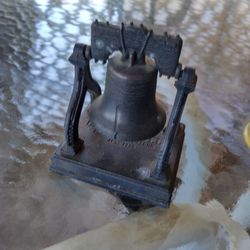 Vintage Steel Liberty Bell Miniature