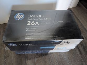 HP 26A OEM toner cartridges