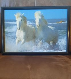 Completed & Framed 500 Piece 'Morning Glory' Sure Lux Puzzle