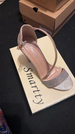 Champagne sparkle heels
