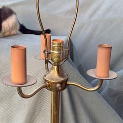 Vintage Brass Floor Lamp