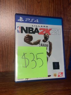 Like New Condition PlayStation video game ps5 ps4 nba 2k21