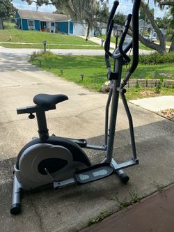 2-in-1 Elliptical and Exercise Bike