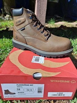 Wolverine floorhand steel toe work boot