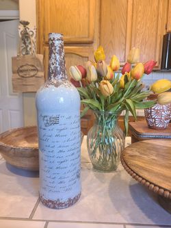 Rustic decorative vase. No other items are for sale