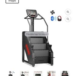 syedee Stair Machine with LED Screen, Stepmill Exercise Machine with 12 Workout Programs, 441 LBS Step Machine, 24-164 Steps/Minute(Black)  