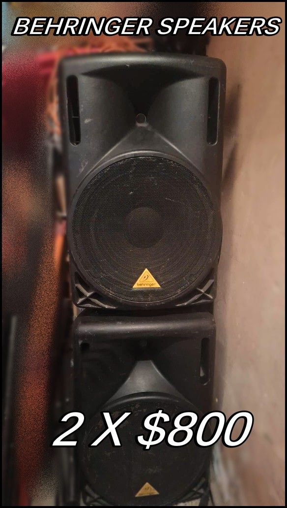 bocinas behringer