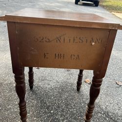 Antique Mahogany End Table