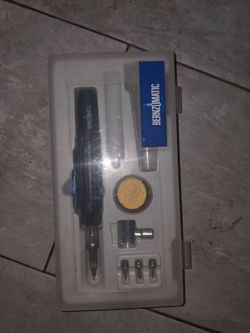 Detail Cordless Pen Torch Butane Torch Kit with 7 Settings and Case
