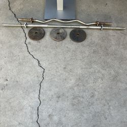Weights/  Curl Bar/ Straight Bar 
