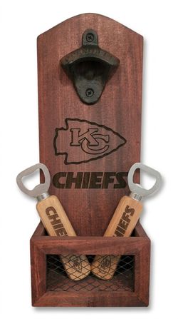 Wooden Wall Mounted Bottle Opener