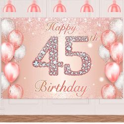 45th Birthday Background 