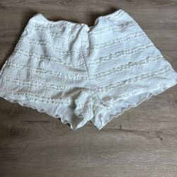 White Shorts