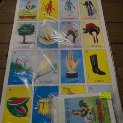 Jumbo Loteria Mexican Bingo Game 