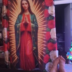 Beautiful Soft Religious Blanket 60 X 80