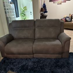 Ashley Furniture Love Seat -Both Recline LIKE NEW 