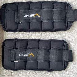 10 Pound Pair Adjustable Ankle Weights For Women and Men, Ankle & Wrist Weights