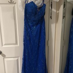Royal Blue Prom Dress — UNUSED