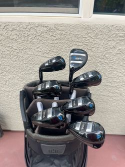 Cobra T-Rail Hybrid Iron Set PW- 4 Hybrid True Temper Steel Shaft Regular Flex LH