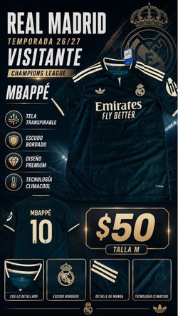 Camisa del Madrid de mbappe