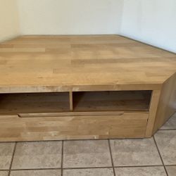 Hexagon-shaped Media Cabinet