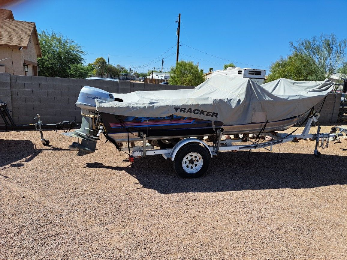 Aluminum Boat With 115hp Evinrude