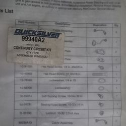 Quicksilver Continuity Circuit Kit 99940A2