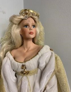 Ashton Drake Princess And The Pea Bride Porcelain Doll By Cindy McClure