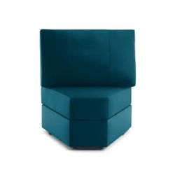 LoveSac Sactionals Wedge Seat COVER Set: Mediterranea Solid Polylinen, Like New, Perfect Condition