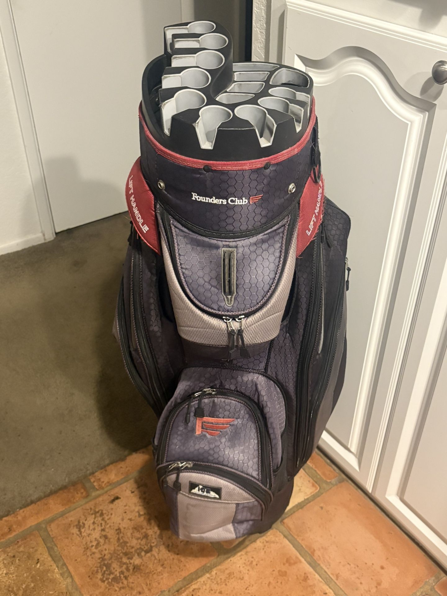 Founders Club Organizer Top Cart Golf Bag
