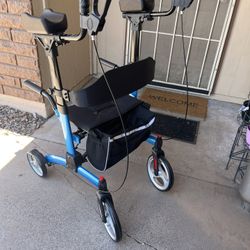 Walker Rollator, New, Save $145, Brakes,storage.  Adjustable.