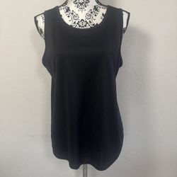 ID Ideology Women's Active Tank Top Size L Large Black