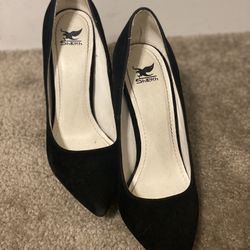 Black Suede Heels