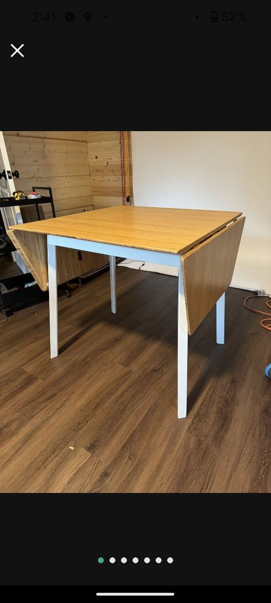 IKEA
IKEA PS 2012 Drop-leaf table, bamboo/white