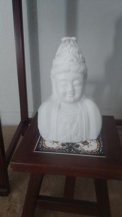 Marble Guan Yin statue