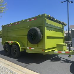 Dump Trailer  Year 2026 Color Green Size 8x12x4