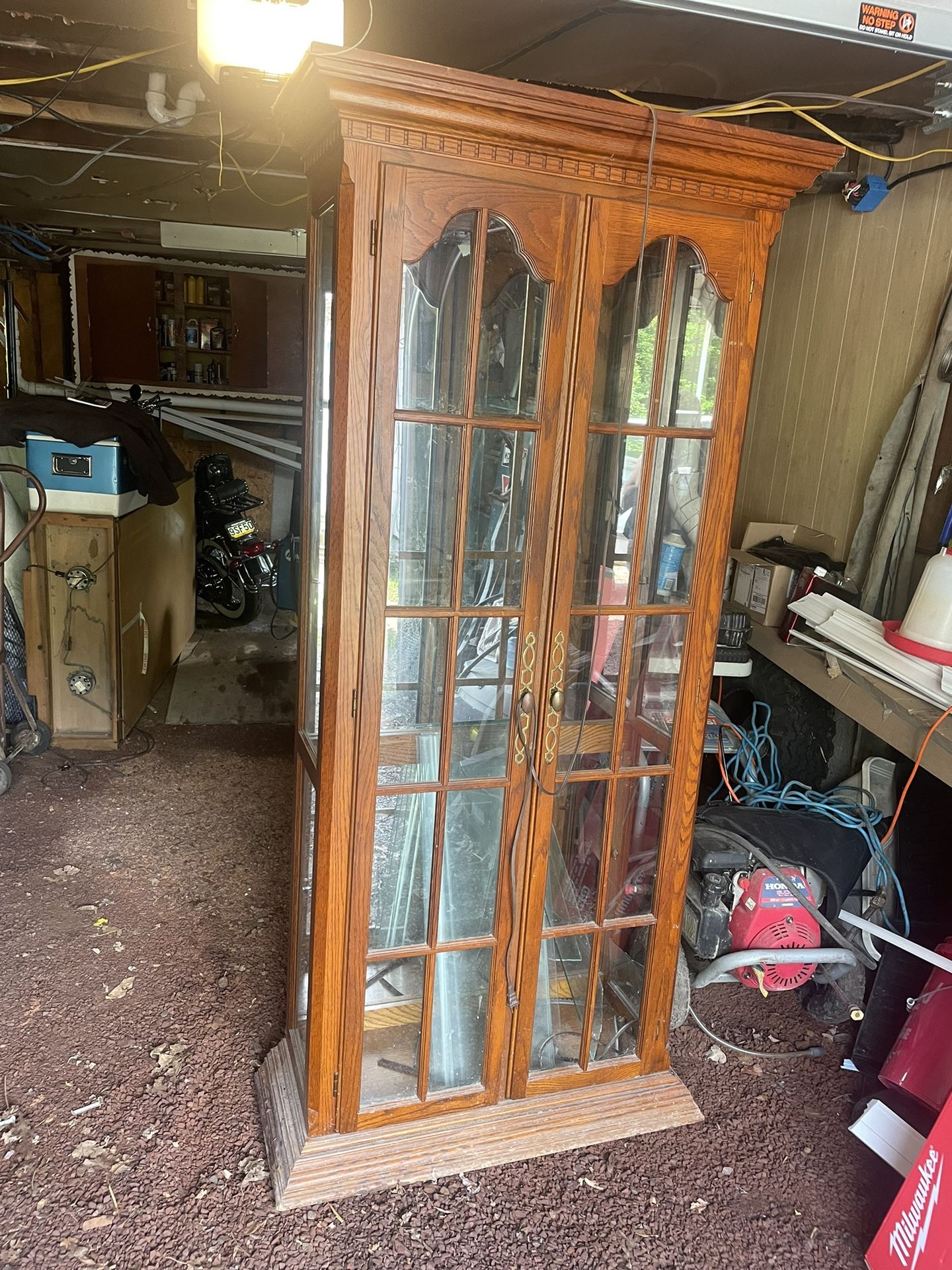 curio cabinet lighted