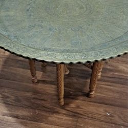 Brass Vintage Table 