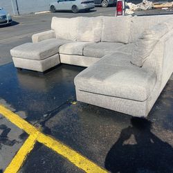  3 Piece Gray Sectional Sofa Couch-DELIVERY AVAILABLE!