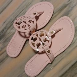 Tory Burch Thong Sandals Size 7 New Pink