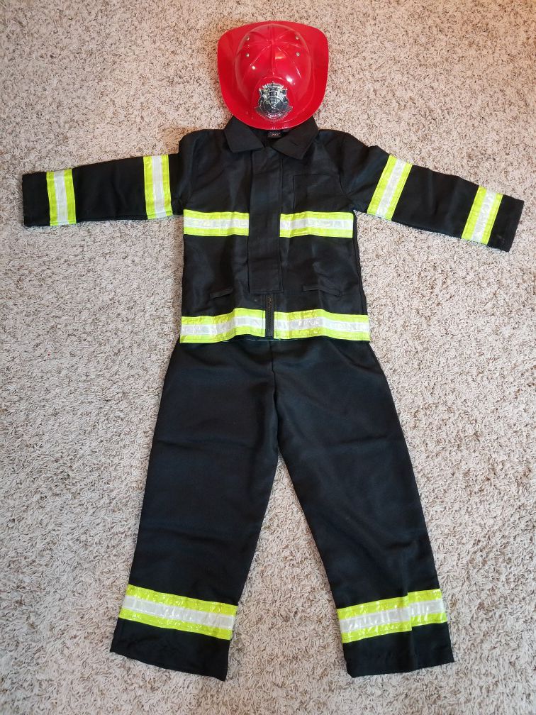 Reflective Child Firefighter Costume
