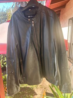 High End Flawless Bod & Christensen Black Leather Jacket
