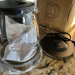 PANCERKA, Electric Kettle, Glass, and LG-001.